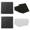 12/24pcs Acoustic Wall Panels Studio Sound-Absorbing Noise Proofing Foam Tiles