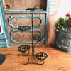 5 Tiers Metal Plant Flower Pot Stand Display Shelf Rack Patio Yard Deco