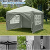 Pop-up Gazebo 3x3M 2x2M Heavy Duty Canopy Garden Party Tent Waterproof w/Sides