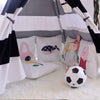 65"H Children's Canvas Indian Teepee Play Tent Wigwam Indoor Outdoor Play House
