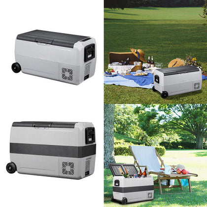 Portable Compressor Car Refrigerator 12/24V Freezer Car Fridge Camping Cool Box