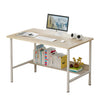 100cm Computer Desk Writing Study Table Office With Shelves Corner Study Home UK