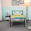 Single Bed Solid 3ft Metal Beds Frame with Large Storage Space Single Bedstead