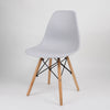 1/2/4 Dining Table Chairs Solid Wood Legs Retro Lounge Plastic Home Office Chair