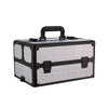 4IN1 Makeup Train Trolley Case Beauty Vanity Hairdressing Box on Wheels W/Drawer