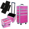 Extra Large Makeup Case Hairdressing Vanity Beauty Trolley Cosmetic Box Storage