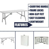 Catering Camping Heavy Duty Folding Trestle Table Picnic BBQ Party 4ft 5ft & 6ft