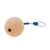 2x 50mm Floating Cork Ball Key Ring Sailing Boat Float Buoyant Rope Kayak UK