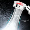 High Pressure Shower Head 360 Rotated Water Saving Hand Spray with Small Fan UK