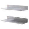 24" x 8.6" Stainless Steel Wall Mounted Shelf Kitchen Restaurant Shelving