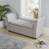 Window Storage Seat Bench Stool Ottoman Deep Button Detail Lift Up Lid