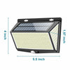 468 LED Solar Wall Lights PIR Motion Sensor Outdoor Garden Yard Security Lamp UK