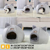 Cat Small Dog House Bed Kitten Pet Igloo Box Cave Puppy Sleeping Cozy Hut Kennel