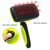 SELF CLEANING PET DOG CAT SLICKER BRUSH GROOMING FOR MEDIUM AND LONG HAIR PETS