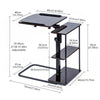 Laptop Table Computer Notebook Desk Adjustable Height Sofa Bedside Stand C-Shape