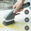 Kitchen Bathroom Cleaning Brush Liquid Water Spraying Washing Up Dish Brushes UK