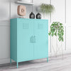 Cache 2 Door Metal Locker Accent Cabinet