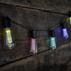LED Solar Powered Vintage Edison Bulb String Lights Garden Outdoor Fairy Summer