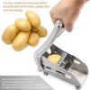 Potato Chipper French Fries Slicer Chip Cutter Chopper Maker 2 Blades Stainless