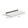Portable Floating Wall Shelves Storage Display Shelf Black /White MDF Wall Mount