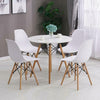 Dining Table and 2/4 Chairs Set Round Table Small Dining Table Kitchen Lounge