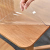 Heavy Duty Glass Clear PVC Vinyl Table Cover Wipe Clean Tablecloth Protector NEW