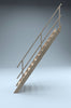 Wooden Staircase Kit Loft Space Saver Stairs Ladder 60cm width Anti-Slip Steps