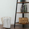 Industrial Corner Ladder Shelf 5 Tier Bookcase Plant Flower Stand Storage Rack