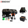 16 Line 4D 360° Rotary Green Laser Level Self Leveling Measure Tools 2 Battery