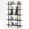 Tribesigns 5-Tier Bookcase Vintage Bookshelf Home Display Rack Storage Organizer