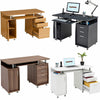 Computer Desk with Storage & A4 Filing Drawer Home Office - Emperor