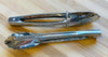 2 x Kitchen Stainless Steel Salad Tongs Food Serving Cooking Utensil Tong BBQ 7”