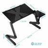 Portable Foldable Laptop Notebook Table Adjustable Stand Bed Tray Computer Desk