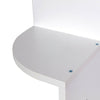 Floating Corner Shelf Wall Mounted Bookshelf Storage Display Unit 5 Tier UK
