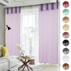 Voile Shimmer Net Curtain Sheer Slot Top Rod Pocket Window Drape Single Panel UK