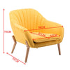 Modern Armchair Single Sofa Comfy Seat Fabric Sofa Arm Chair Living Room Office