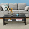 2-Tier Coffee Table Couch End Side Sofa Tea Accent Table Living Room Kitchen NEW