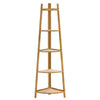 Bamboo Wooden Corner Storage Shelf Rack Ladder Shelving Unit Display Plant Stand