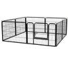 Heavy Duty 8 Panel Pet Play Pen Puppy Dog Run Cage Metal Enclosure Folding Fence