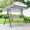 Outdoor Garden Replacement Canopy for Swing Seat 2/3 Seater Hammock Top Cover UK