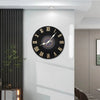 Wall Clock Illuminated / Solid Numerals Silent Retro Chic Decor 12-13inch Clocks