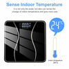 Electronic Bathroom Weight Digital Scales Body Measures Weighing Scale LCD Black