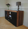 Large 2 Door 2 Drawer Sideboard Black White Grey Cupboard TV Cabinet Furniture