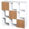 9 Cube Cabinet Bookcase Storage Rack Square Shelving Cupboard Unit Chipboard