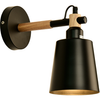 Wood Wall Lamps Nordic Bedside Wall Mounted Lights Iron Wall Sconce Light Decor