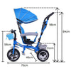 4 in1 Baby Kids Trike Tricycle 3-Wheel Pedal Bike Girls Boys Push Along Stroller