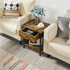 End Table with 1-Drawer and 1-Bottom Shelf,Bedside Table for Living Room/Office