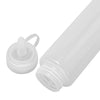 5pcs 230ml Clear Plastic Squeeze Bottle Condiment Dispenser Ketchup Salad 8oz
