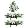 3pcs Artificial Flower Row Wedding Party Table Centerpiece Arch Flower Garland