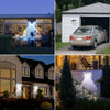 Super 436 LED Solar Powered Lights Outdoor Wall Security Bright Garden PIR Lamp